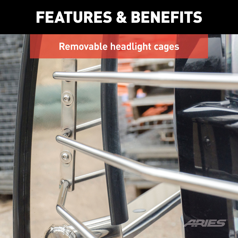 ARIES | Polished Stainless Grille Guard - Ram 1500 / Classic 2009-2022