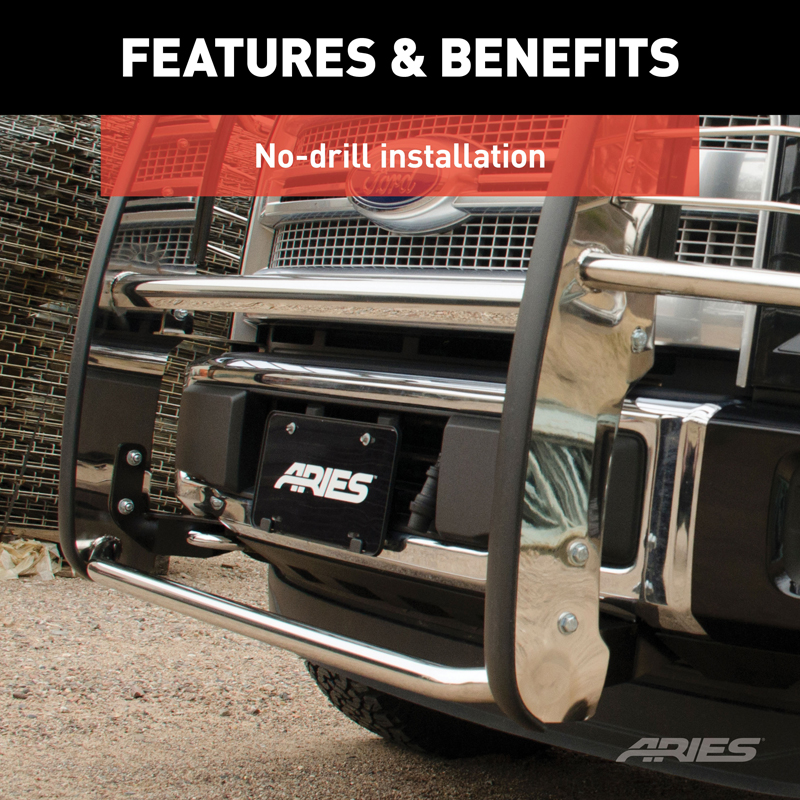 ARIES | Polished Stainless Grille Guard - Ram 1500 / Classic 2009-2022