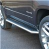 ARIES | AeroTread 5" x 76" Polish Stainless Running Boards - Escalade / TahoeYukon 2007-2020