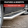 ARIES | AeroTread 5" x 67" Polished Stainless Running Boards - Grand Cherokee 3.0L / 3.6L / 5.7L 2011-2022