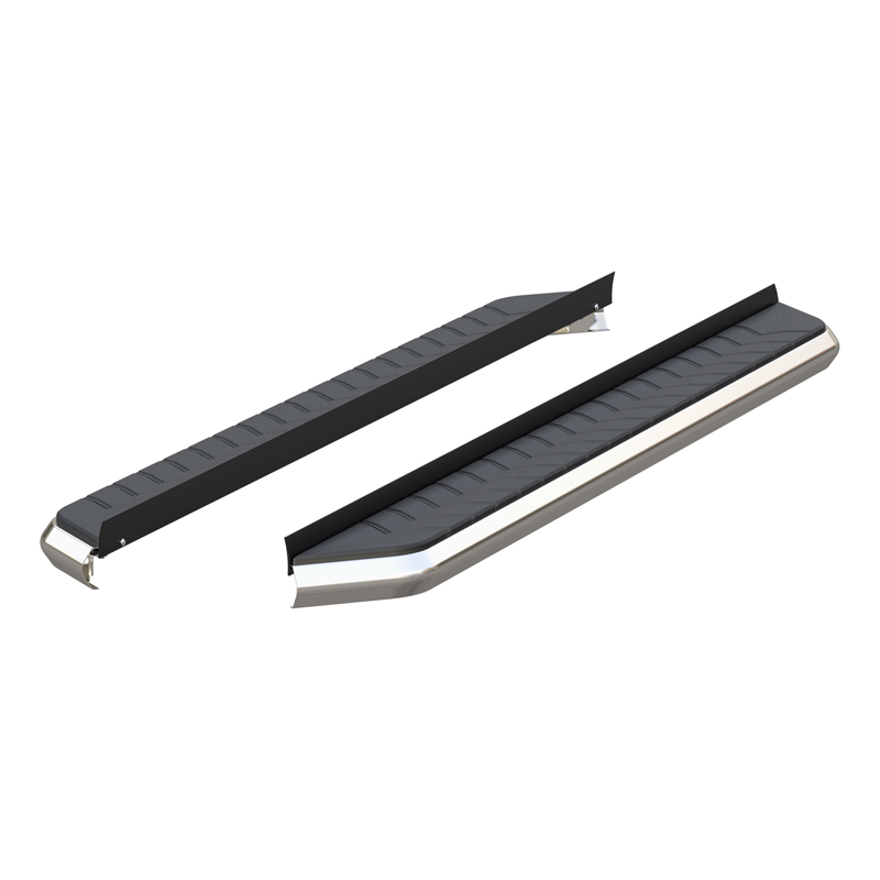 ARIES | AeroTread 5" x 67" Polished Stainless Running Boards (No Brackets) - Chevrolet / GMC / Honda / Hyundai / Jeep / Kia / To