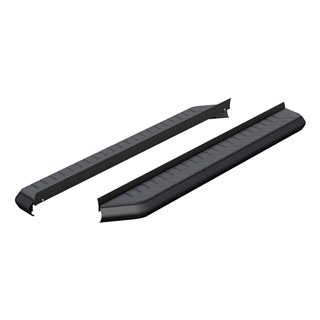 ARIES | AeroTread 5" x 76" Black Stainless Running Boards (No Brackets) - Buick / Cadillac / Chevrolet / Ford / GMC 2007-2021