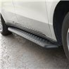 ARIES | AeroTread 5" x 76" Black Stainless Running Boards (No Brackets) - Buick / Cadillac / Chevrolet / Ford / GMC 2007-2021