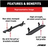 ARIES | RidgeStep 6-1/2" x 85" Black Steel Running Boards - Ram 1500 / Classic / 2500 / 3500 2011-2022