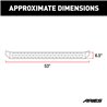 ARIES | RidgeStep 6-1/2" x 53" Black Steel Running Boards - F-150 2004-2014