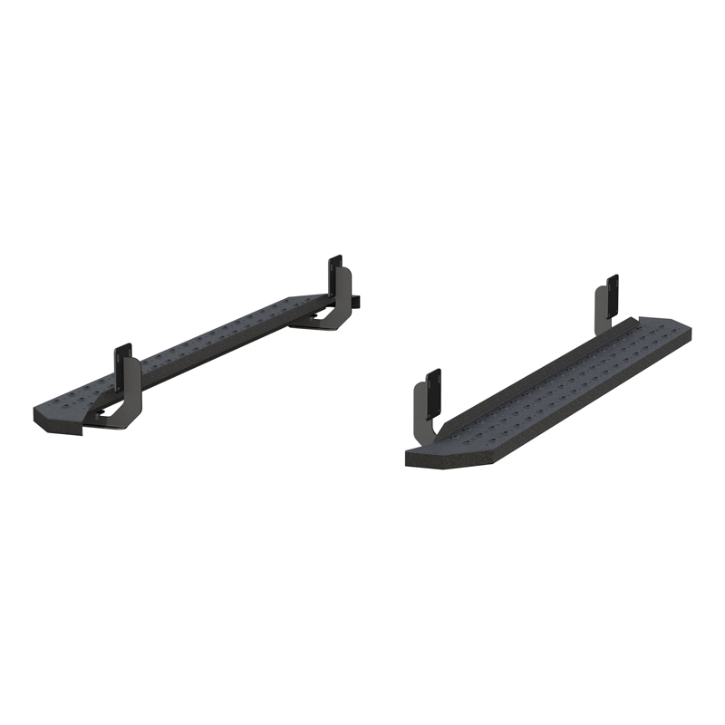 ARIES | RidgeStep 6-1/2" x 75" Black Steel Running Boards - F-250 / F-350 2000-2016