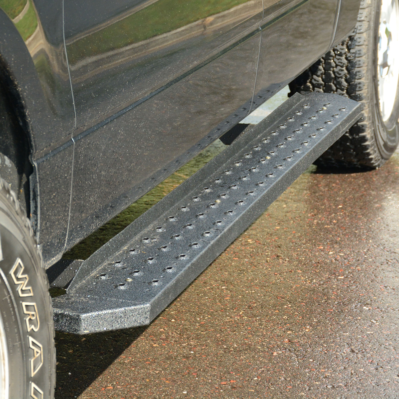 ARIES | RidgeStep 6-1/2" x 75" Black Steel Running Boards - F-250 / F-350 2000-2016