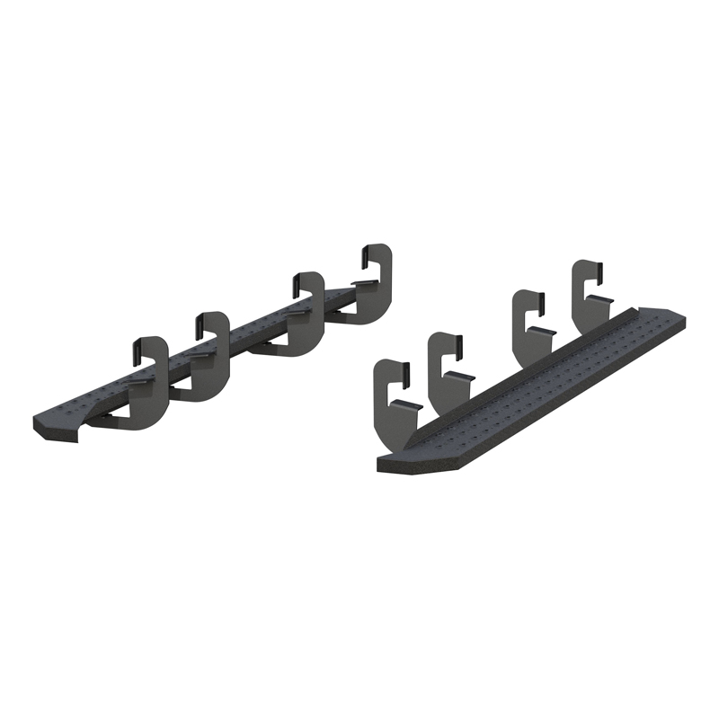 ARIES | RidgeStep 6-1/2" x 91" Black Steel Running Boards - Chevrolet / GMC 2019-2023