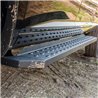 ARIES | RidgeStep 6-1/2" x 75" Black Steel Running Boards - Chevrolet / GMC 2019-2023