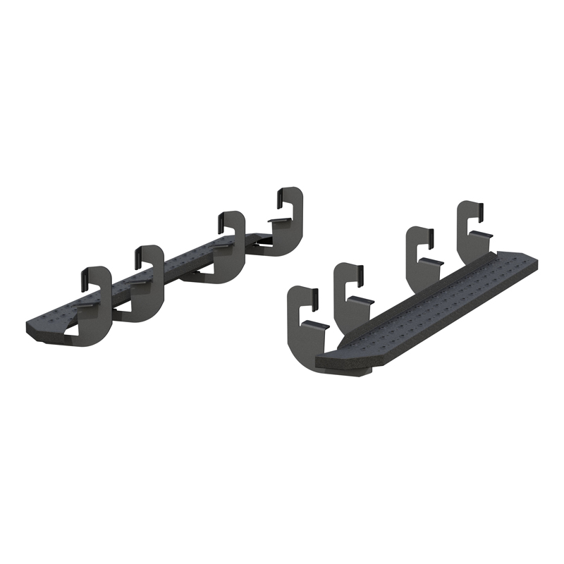 ARIES | RidgeStep 6-1/2" x 75" Black Steel Running Boards - Chevrolet / GMC 2019-2023