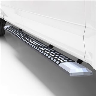 ARIES | AdvantEDGE 5-1/2" x 85" Chrome Aluminum Side Bars - Titan / XD 5.6L / 5.0L 2004-2022