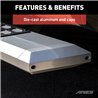 ARIES | AdvantEDGE 5-1/2" x 85" Chrome Aluminum Side Bars - Titan / XD 5.6L / 5.0L 2004-2022