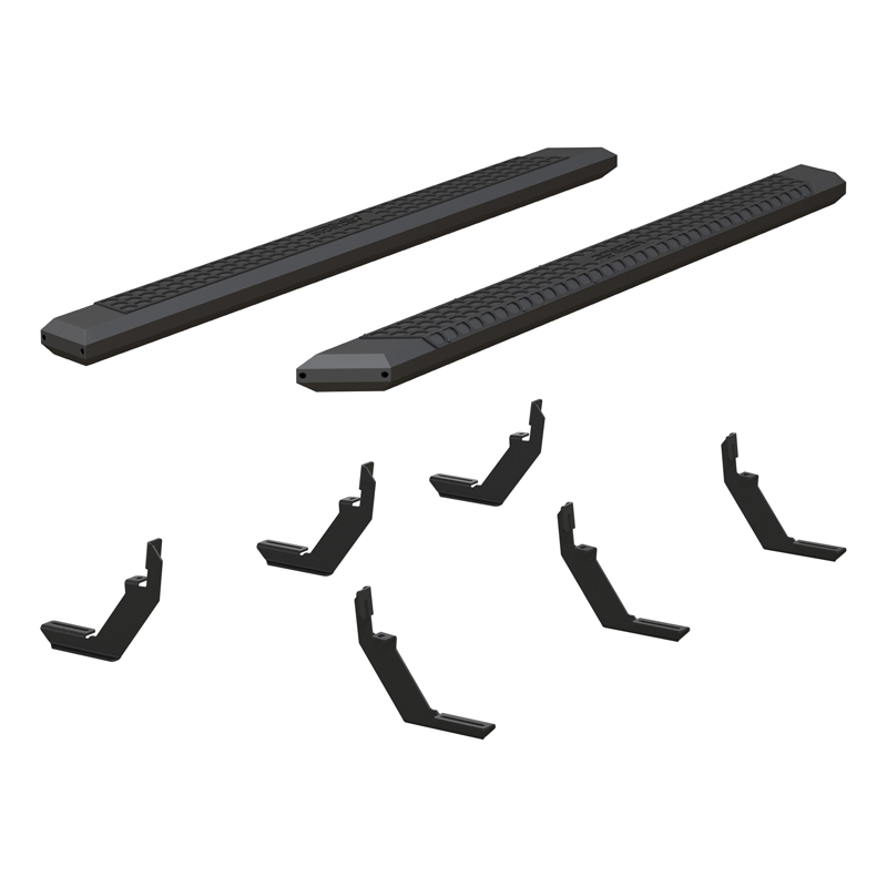 ARIES | AdvantEDGE 5-1/2" x 85" Black Aluminum Side Bars - Colorado / Canyon 2015-2022
