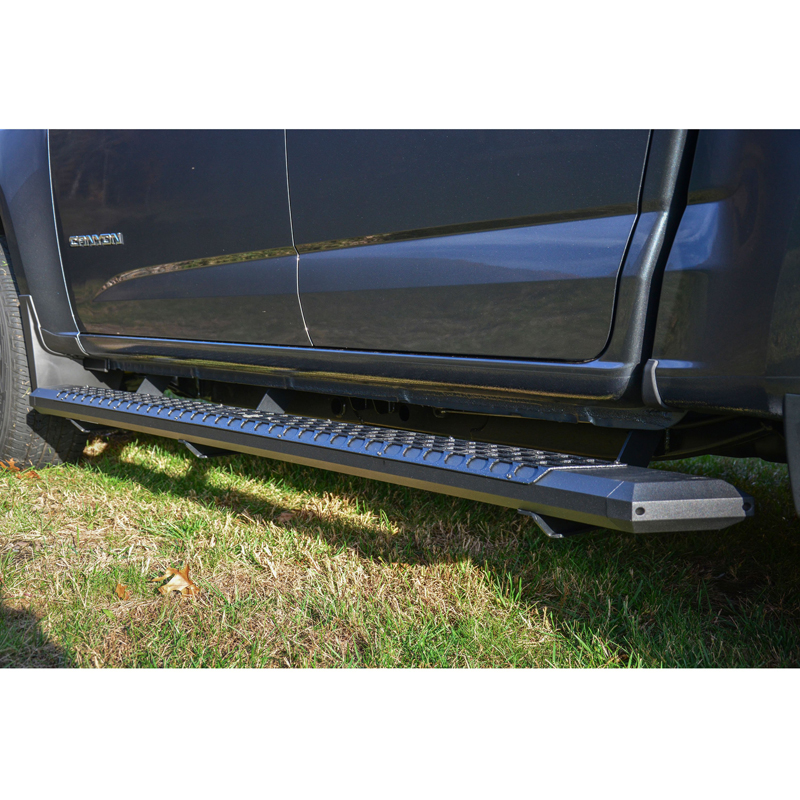 ARIES | AdvantEDGE 5-1/2" x 85" Black Aluminum Side Bars - Colorado / Canyon 2015-2022