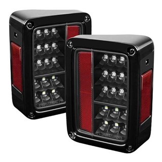 Spyder | Tail Lights - LED Bar Style - Black