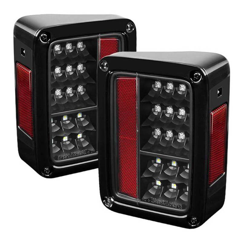 Spyder | Tail Lights - LED Bar Style - Black