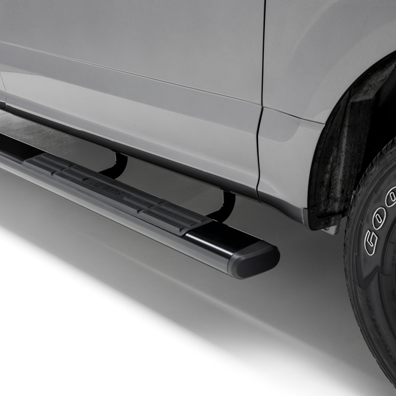 ARIES | 6" x 85" Black Aluminum Oval Side Bars - Tacoma 2.7L / 3.5L / 4.0L 2005-2022