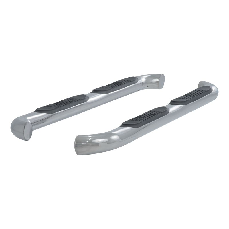 ARIES | 3" Round Polished Stainless Side Bars - Tacoma 2.7L / 3.5L / 4.0L 2005-2022