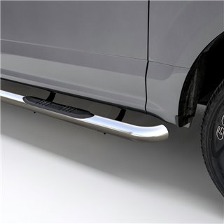 ARIES | 3" Round Polished Stainless Side Bars - 4Runner Limited / SR5 2.7L / 4.0L 2010-2018