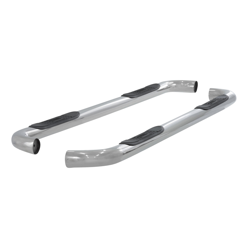 ARIES | 3" Round Polished Stainless Side Bars - Explorer Sport Trac 4.0L 2001-2005