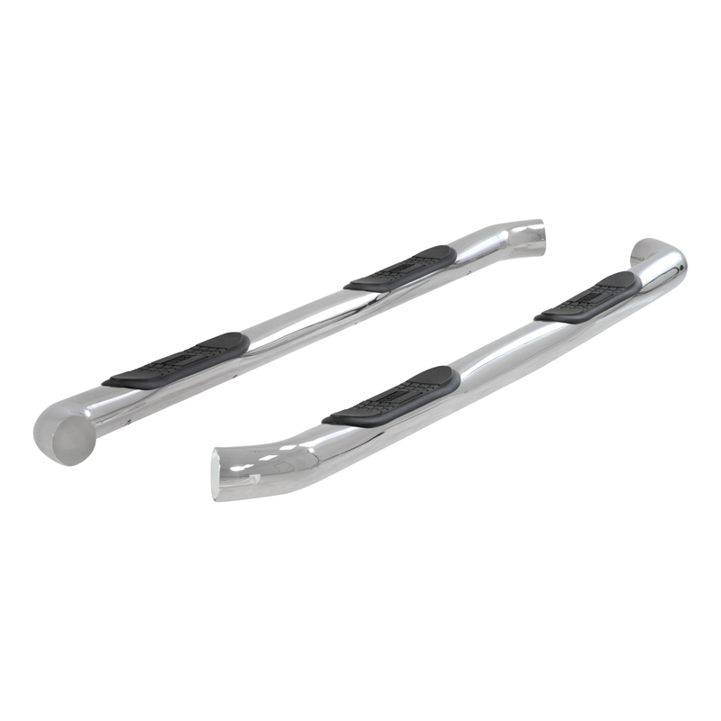 ARIES | 3" Round Polished Stainless Side Bars - Chevrolet / GMC 2007-2019