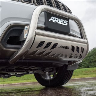 ARIES | 3" Polished Stainless Bull Bar - Silverado / Sierra 1500 / Limited 2019-2022