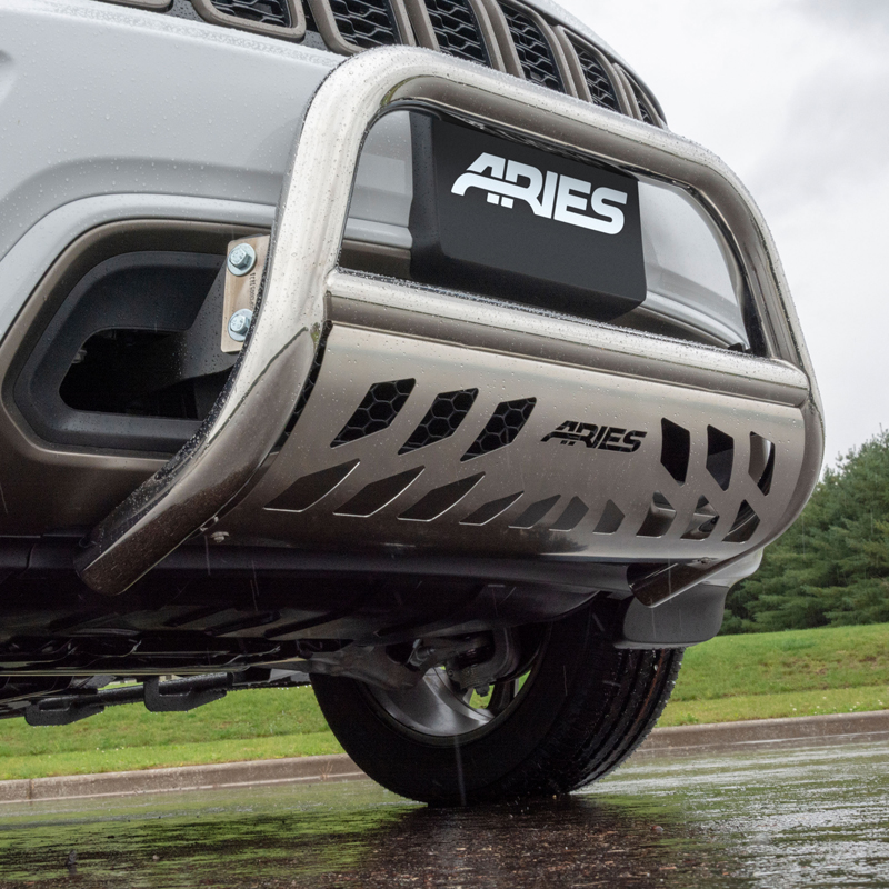 ARIES | 3" Polished Stainless Bull Bar - Ram 1500 3.6L / 5.7L / 6.2L 2019-2022