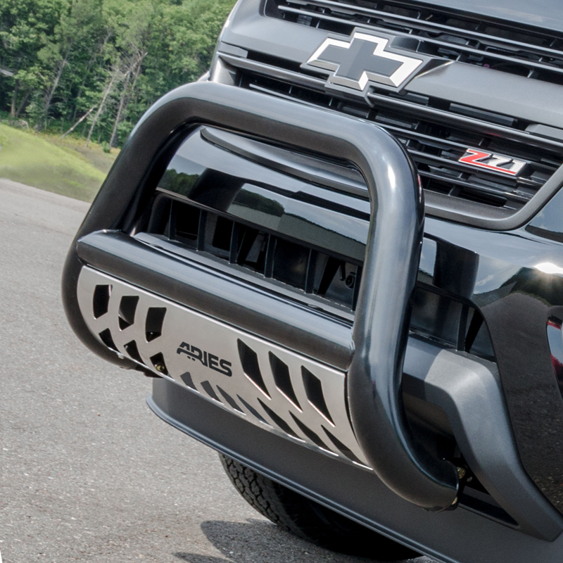 ARIES | 3" Black Steel Bull Bar - Colorado / Canyon 2015-2022