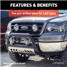 ARIES | 3" Black Steel Bull Bar - Frontier / Pathfinder / Xterra 2005-2020
