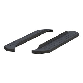 ARIES | RidgeStep 6-1/2" x 53" Black Steel Running Boards (No Brackets) - Chevrolet / Dodge / Ford / GMC 2000-2023