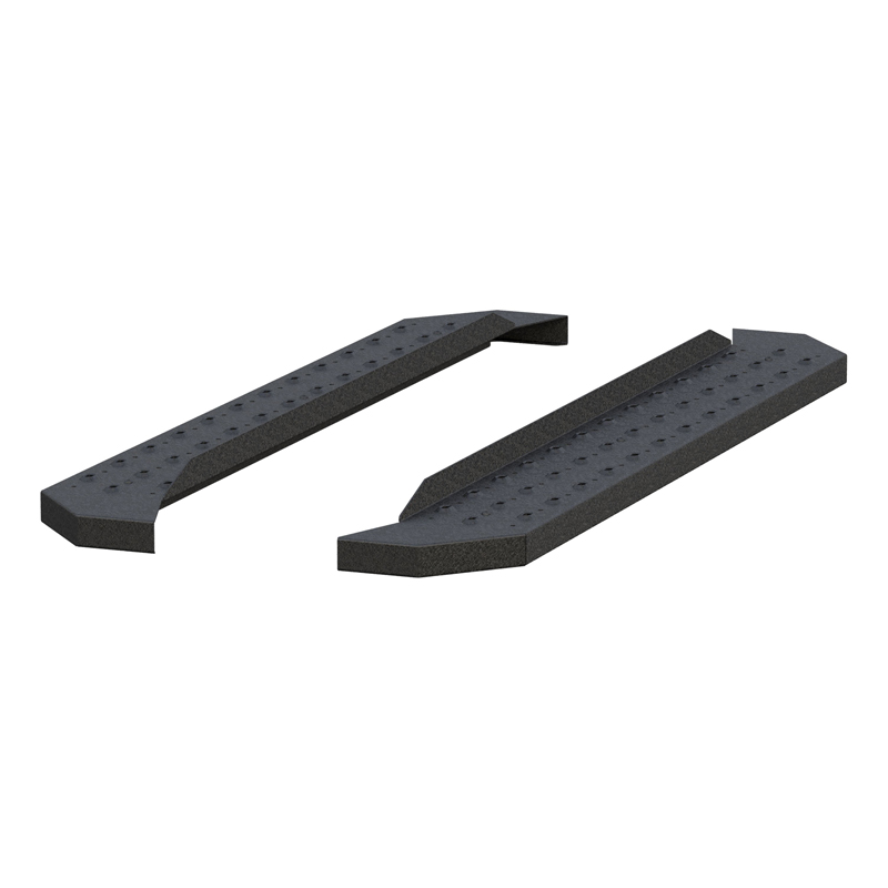ARIES | RidgeStep 6-1/2" x 53" Black Steel Running Boards (No Brackets) - Chevrolet / Dodge / Ford / GMC 2000-2023
