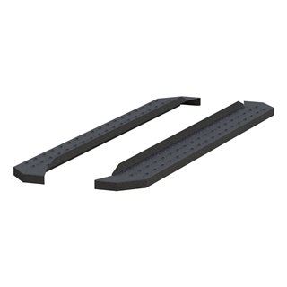 ARIES | RidgeStep 6-1/2" x 75" Black Steel Running Boards (No Brackets) - Chevrolet / Dodge / Ford / GMC 2000-2023