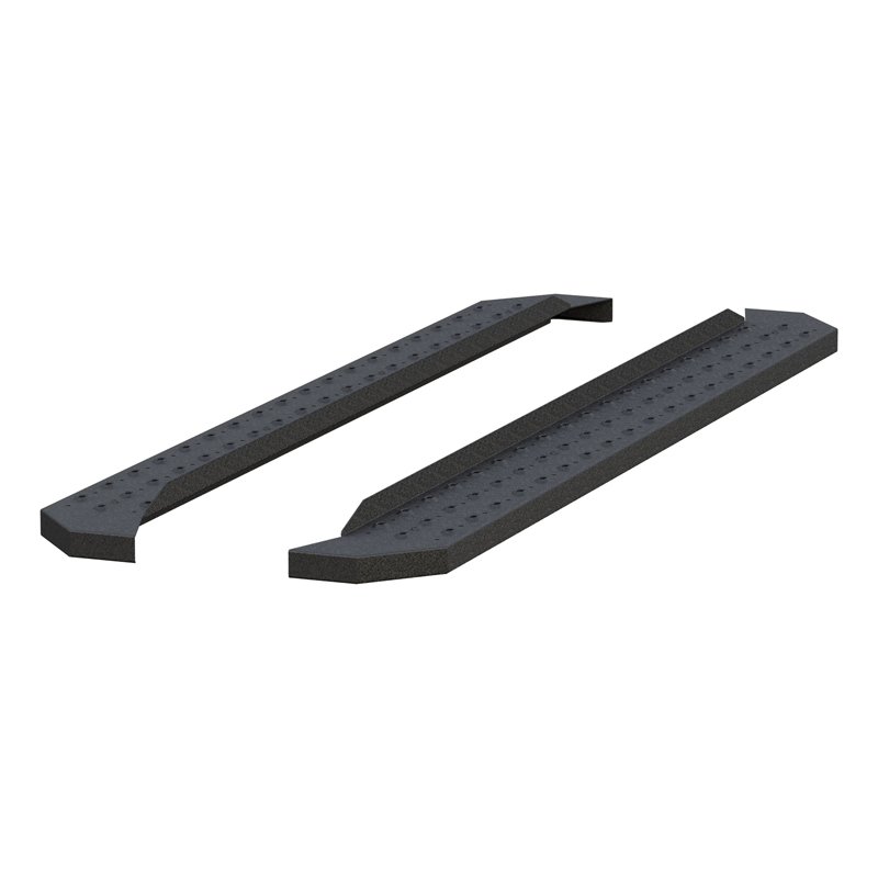 ARIES | RidgeStep 6-1/2" x 75" Black Steel Running Boards (No Brackets) - Chevrolet / Dodge / Ford / GMC 2000-2023