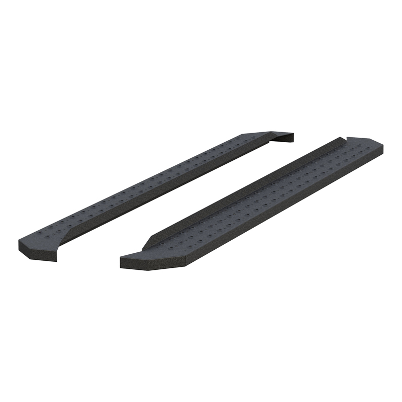 ARIES | RidgeStep 6-1/2" x 91" Black Steel Running Boards (No Brackets) - Chevrolet / Dodge / Ford 2000-2023