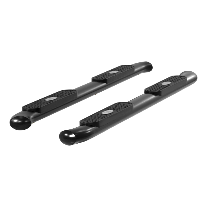ARIES | 4" Black Steel Oval Side Bars - Tacoma 2.7L / 3.5L / 4.0L 2005-2022