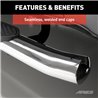 ARIES | 4" Polished Stainless Oval Side Bars - Chevrolet / GMC 2000-2013