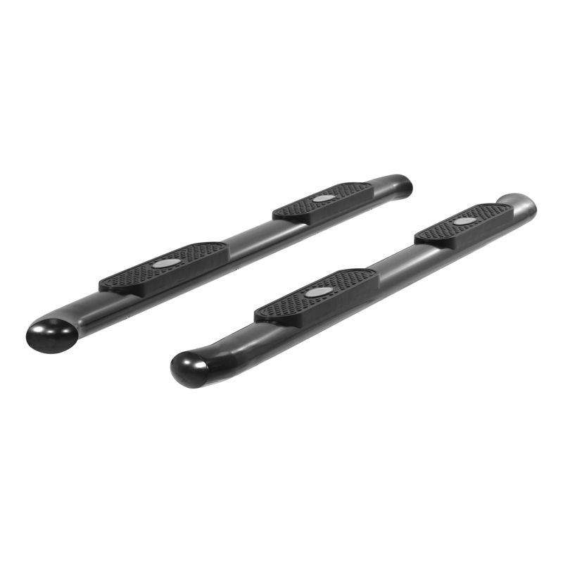 ARIES | 4" Black Steel Oval Side Bars - Chevrolet / GMC 2007-2019