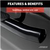ARIES | 4" Black Steel Oval Side Bars - Chevrolet / GMC 2007-2019