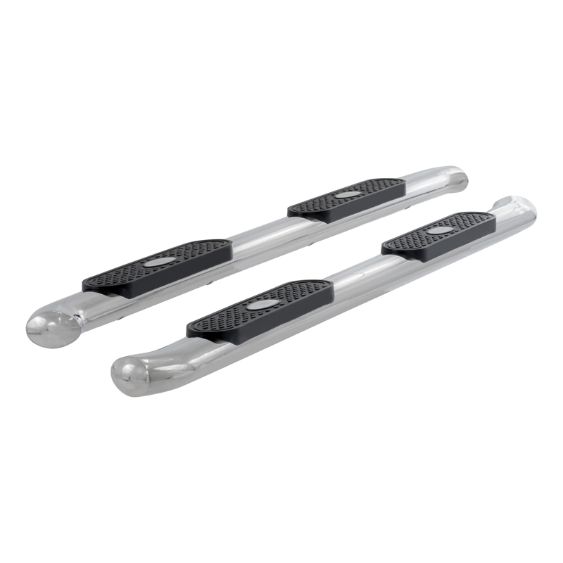 ARIES | 4" Polished Stainless Oval Side Bars - Chevrolet / GMC 2007-2019