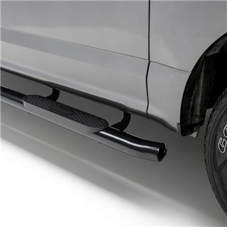 ARIES | 4" Black Steel Oval Side Bars - Colorado / Canyon 2015-2022