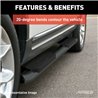 ARIES | 4" Black Steel Oval Side Bars - Colorado / Canyon 2015-2022