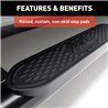 ARIES | 4" Black Steel Oval Side Bars - Colorado / Canyon 2015-2022