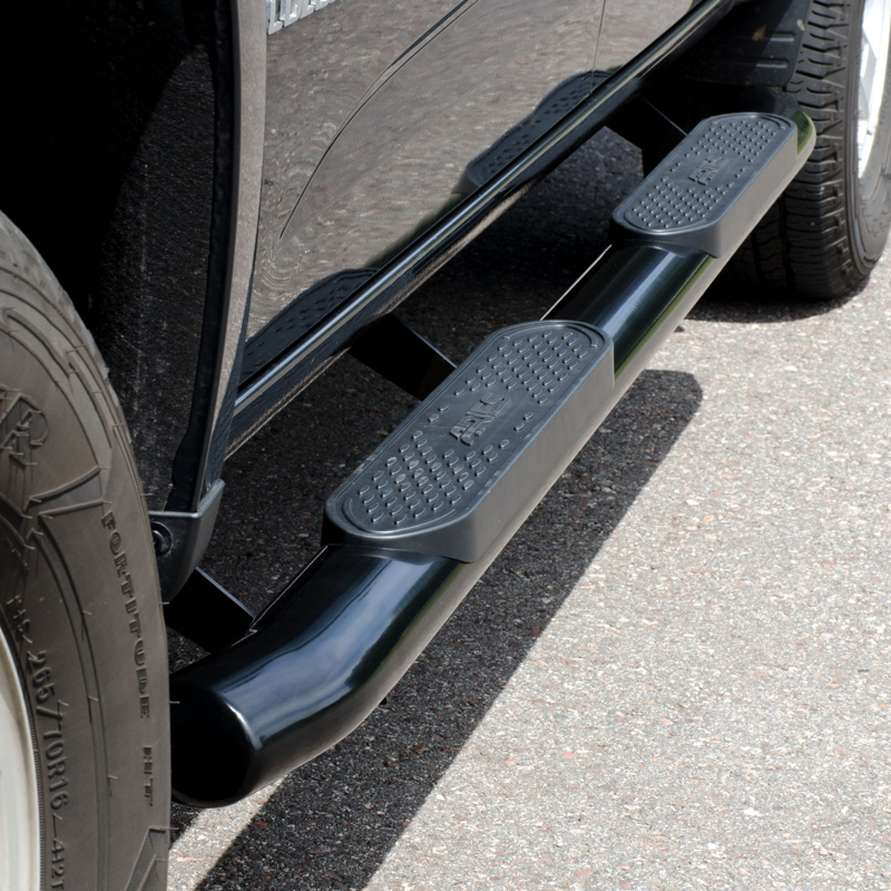 ARIES | 4" Black Steel Oval Side Bars - Colorado / Canyon 2015-2022