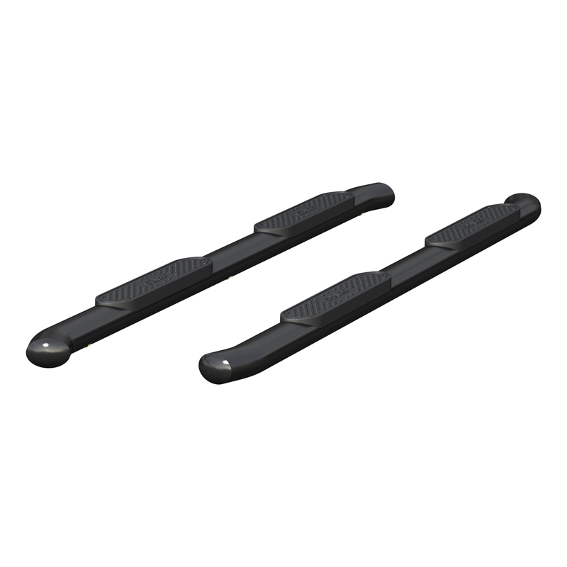 ARIES | 4" Black Steel Oval Side Bars - Ram 1500 / Classic / 2500 / 3500 2009-2022