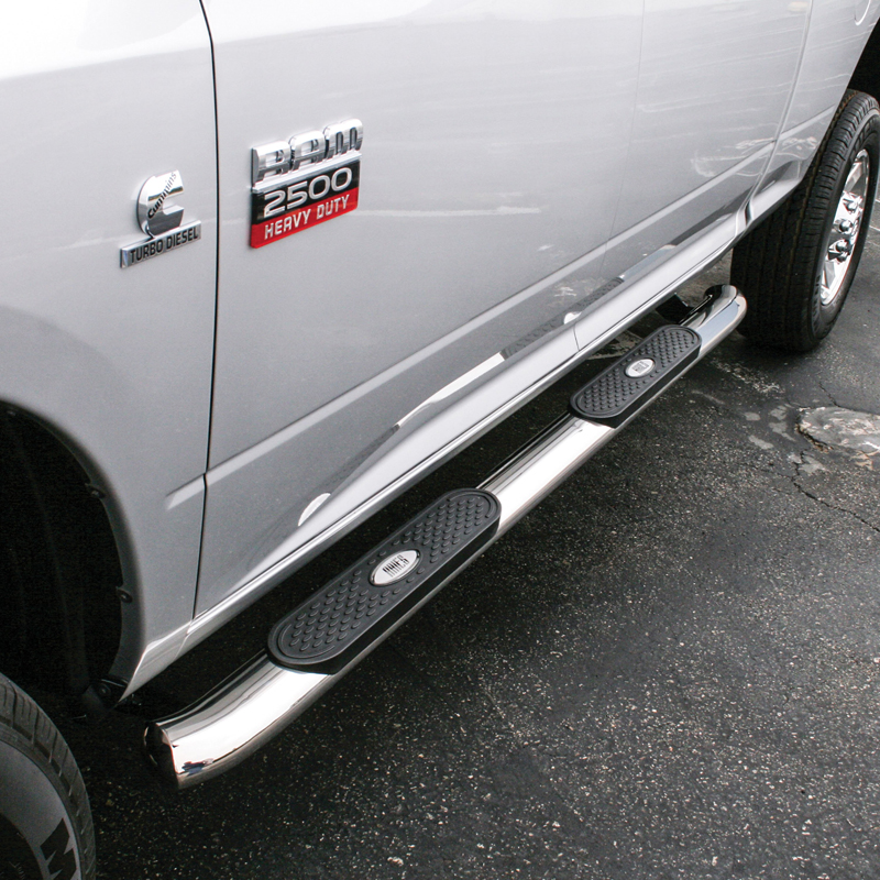 ARIES | 4" Polished Stainless Oval Side Bars - Ram 1500 / Classic / 2500 / 3500 2009-2022