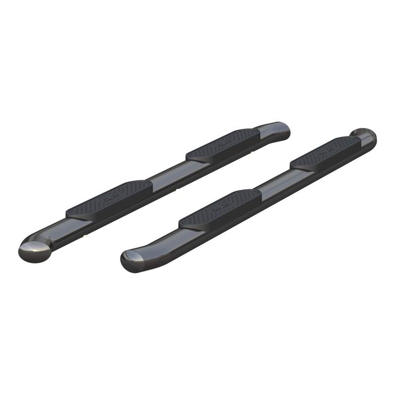 ARIES | 4" Black Steel Oval Side Bars - Ram 1500 2019-2022