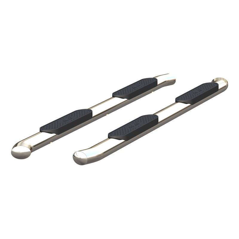 ARIES | 4" Polished Stainless Oval Side Bars - Ram 1500 2019-2022