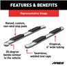 ARIES | 4" Polished Stainless Oval Side Bars - Ram 1500 2019-2022