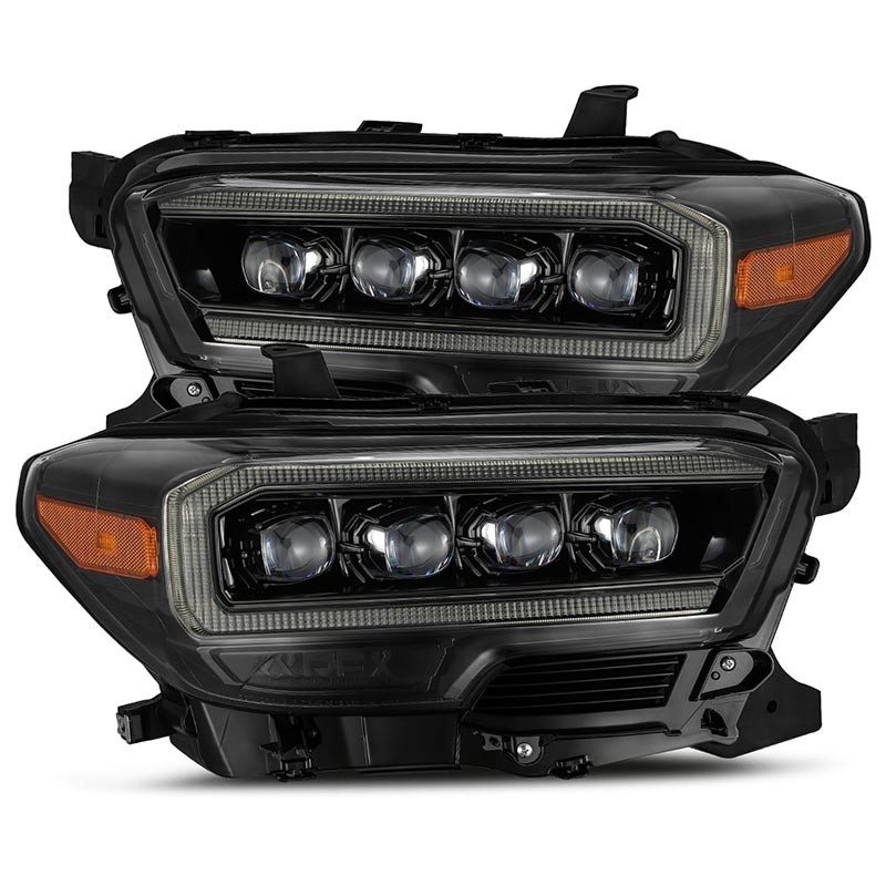 AlphaRex | NOVA-Series Full LED Quad 3D Projector Headlights - Tacoma 2.7L / 3.5L 2016-2023