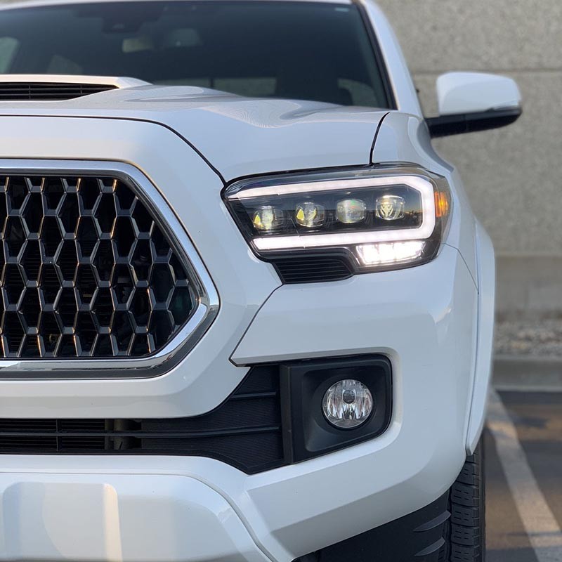 AlphaRex | NOVA-Series Full LED Quad 3D Projector Headlights - Tacoma 2.7L / 3.5L 2016-2023